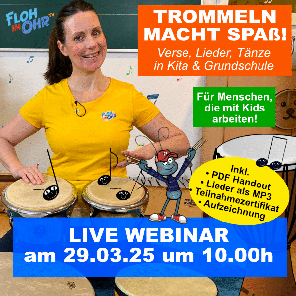 Trommeln macht Spaß! Live Webinar