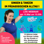 Webinar Singen & Tanzen im pädagogischen Alltag